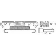 Ремкомплект колодок FRI.TECH. TJBDH5M 7ZP 5V 1375 2372862