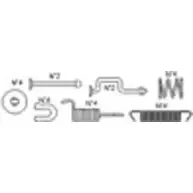 Ремкомплект колодок FRI.TECH. 9WTVBT 1402 2372891 0Z6Q YU