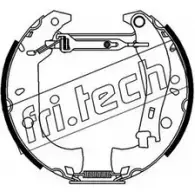 Тормозные колодки, комплект FRI.TECH. Fiat Tempra (159) 2 Универсал 1.8 i.e. (159.AN) 110 л.с. 1990 – 1996 16076 71RYHU D9 XAXN