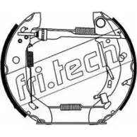 Тормозные колодки, комплект FRI.TECH. 2373318 SW21RZ 214 S9 16210