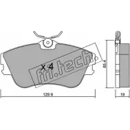 Тормозные колодки, дисковые, комплект FRI.TECH. 21 479 167.0 2373573 UIVEWP
