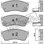 Тормозные колодки, дисковые, комплект FRI.TECH. Subaru Justy (JMA) 2 1995 – 2003 21334 21 333 171.0