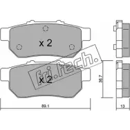 Тормозные колодки, дисковые, комплект FRI.TECH. 2 1738 179.0 2373590 21739