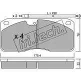 Тормозные колодки, дисковые, комплект FRI.TECH. 279.0W 2373742 2903 9 29302