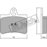 Тормозные колодки, дисковые, комплект FRI.TECH. Citroen C5 1 (DC, PF3) Хэтчбек 2.0 HDi 107 л.с. 2001 – 2004 V0CJRAO 342.0 23 305