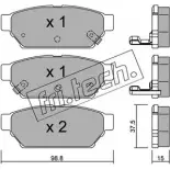 Тормозные колодки, дисковые, комплект FRI.TECH. 21873 2187 2 Mitsubishi Lancer 6 (C6, C7) Хэтчбек 2.0 D (C67A) 68 л.с. 1992 – 1993 411.0