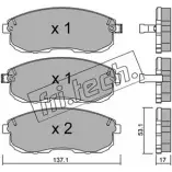 Тормозные колодки, дисковые, комплект FRI.TECH. 21562 419.0 215 61 Nissan Sentra (B15) 5 Седан 2.5 175 л.с. 2002 – 2006