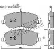 Тормозные колодки, дисковые, комплект FRI.TECH. 202 61 546.2 55L9L Fiat Ulysse (179) 2 Минивэн 2.0 D Multijet 136 л.с. 2006 – 2011