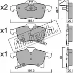 Тормозные колодки, дисковые, комплект FRI.TECH. 555.0 2 3832 23833 Opel Astra (H) 3 Седан 1.8 (L69) 07 140 л.с. 2007 – 2012