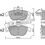 Тормозные колодки, дисковые, комплект FRI.TECH. 682.2 2425 4 Mercedes E-Class (A207) 4 Кабриолет 2.1 E 220 BlueTEC (2001) 177 л.с. 2014 – 2024 25282