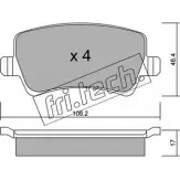 Тормозные колодки, дисковые, комплект FRI.TECH. 692.0 Volvo S60 2 (134) Седан 2.5 T5 AWD 253 л.с. 2014 – 2025 24 496 38RMAOL