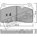 Тормозные колодки, дисковые, комплект FRI.TECH. 711.0 20 217 2374315 PH28CSX