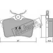Тормозные колодки, дисковые, комплект FRI.TECH. 24 765 832.0 Peugeot Partner 2 (B9) Кабина с шасси 3GSWN