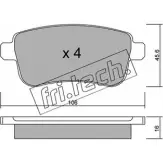 Тормозные колодки, дисковые, комплект FRI.TECH. 2 4820 5UZRP4 834.0 Renault Megane (EZ) 3 Кабриолет 2.0 Turbo 265 л.с. 2011 – 2025