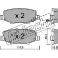 Тормозные колодки, дисковые, комплект FRI.TECH. 24 602 24603 Dodge Nitro 1 (KJ) Внедорожник 880.0