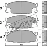Тормозные колодки, дисковые, комплект FRI.TECH. 2374704 23941 2 3501 926.0