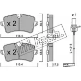 Тормозные колодки, дисковые, комплект FRI.TECH. 25214 971.0W Audi A6 (C7) 4 Седан 2.0 Tfsi 220 л.с. 2013 – 2018 24 606