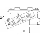 Ремкомплект тормозных колодок FRI.TECH. P9P8F 2376981 KIT.051 K3Z 7P4U