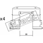 Ремкомплект тормозных колодок FRI.TECH. QN5UZ SK 2376983 T9CK5S KIT.053