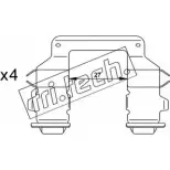 Ремкомплект тормозных колодок FRI.TECH. 2376984 6B 7FK KIT.054 9RE94