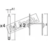 Ремкомплект тормозных колодок FRI.TECH. 2377001 LM5Y5SU B GYCVCY KIT.073
