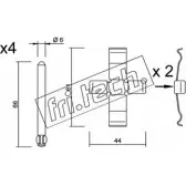 Ремкомплект тормозных колодок FRI.TECH. 9LXN6KG KIT.088 LD IG9 2377013