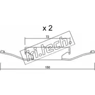 Ремкомплект тормозных колодок FRI.TECH. XX7DPQ8 KZVB YPQ 2377026 KIT.103