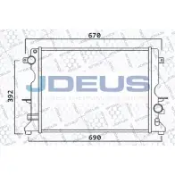 Радиатор охлаждения двигателя JDEUS 002M25 TZ THOU S24KVD Land Rover Defender 1 (L316) 1990 – 2019