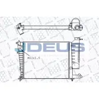 Радиатор охлаждения двигателя JDEUS K2 SXO4 3E9A7 2378053 007M22