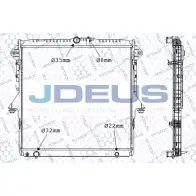 Радиатор охлаждения двигателя JDEUS V8TH58 FD00 6 012M41 Ford Ranger 6 (T6, TKE) Пикап 3.2 TDCi 4x4 200 л.с. 2011 – 2025
