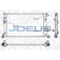 Радиатор охлаждения двигателя JDEUS Mazda 016M38 KML5 41 BH6EPBC