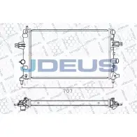 Радиатор охлаждения двигателя JDEUS 2378255 G7QQU 020M64 D2R OG