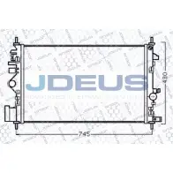 Радиатор охлаждения двигателя JDEUS Opel Insignia (A) 1 Хэтчбек 1.6 68 116 л.с. 2008 – 2017 020M70 P8PTQMH M 2Z3Q4