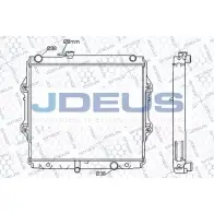Радиатор охлаждения двигателя JDEUS RT7Z FI 028M26 Toyota Hilux (N140, 50, 60, 70) 6 Пикап 2.5 D 4D (KDN14. KDN15. KDN16. KDN19) 88 л.с. 2001 – 2005 DJIY2