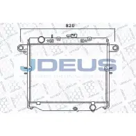 Радиатор охлаждения двигателя JDEUS RG5J26L 028M31 2378325 G75KNY V