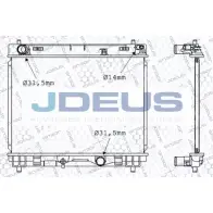 Радиатор охлаждения двигателя JDEUS Toyota Verso S (XP120) 1 Минивэн 1.4 D4 D (NLP121) 90 л.с. 2010 – 2016 J0NEEYZ 3LS8DI M 028M33