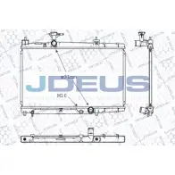 Радиатор охлаждения двигателя JDEUS 028M62 Toyota Yaris Verso (XP20) 1 Минивэн 1.4 D 4D (NLP20. NLP22) 75 л.с. 2001 – 2005 PX6C50G 94MT D