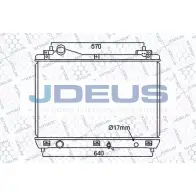 Радиатор охлаждения двигателя JDEUS E8XZ C IHELY 042M18 2378436