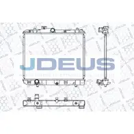 Радиатор охлаждения двигателя JDEUS 2378442 4 3I8OSI 042M26 BH593OU