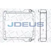 Радиатор охлаждения двигателя JDEUS 2378514 2Y7H EZ K8P4EO 064M04