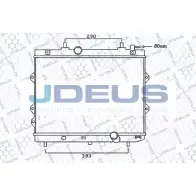 Радиатор охлаждения двигателя JDEUS VIM TW7 2378526 B8GNN45 065M13