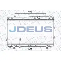 Радиатор охлаждения двигателя JDEUS 2378527 065M16 D7O RYH Q43T5CV
