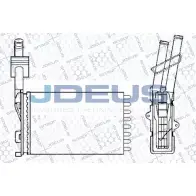 Радиатор печки, теплообменник JDEUS V55P6UV 2378627 O OOOGD 223V07