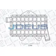 Масляный радиатор двигателя JDEUS 417M26A 1 G93S3M 3LQQKA Mercedes Vito (W638) 1 Фургон 2.3 108 D (6364. 6368) 79 л.с. 1997 – 2003