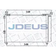 Радиатор кондиционера JDEUS 712M19 7A4Y9 T G5W7K Ford Ranger 5 (ET, ES) Пикап 2.5 TDCi 4x4 143 л.с. 2006 – 2012