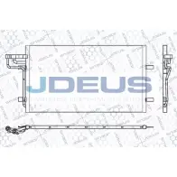 Радиатор кондиционера JDEUS 3WFQL 712M25 Ford Focus 2 Хэтчбек 2.5 RS 500 350 л.с. 2010 – 2011 9 Y6LCS