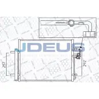 Радиатор кондиционера JDEUS FD93FOO S1UR 8 2378832 712M32