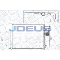 Радиатор кондиционера JDEUS FD93FOO S1UR 8 Volvo S80 2 (124) Седан 3.2 AWD 238 л.с. 2007 – 2010 712M32