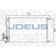 Радиатор кондиционера JDEUS 712M77 AIWJI 2378841 1US CXXR