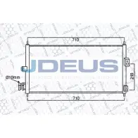 Радиатор кондиционера JDEUS 719M26 M763JQ 2378925 MNSEZ4 J